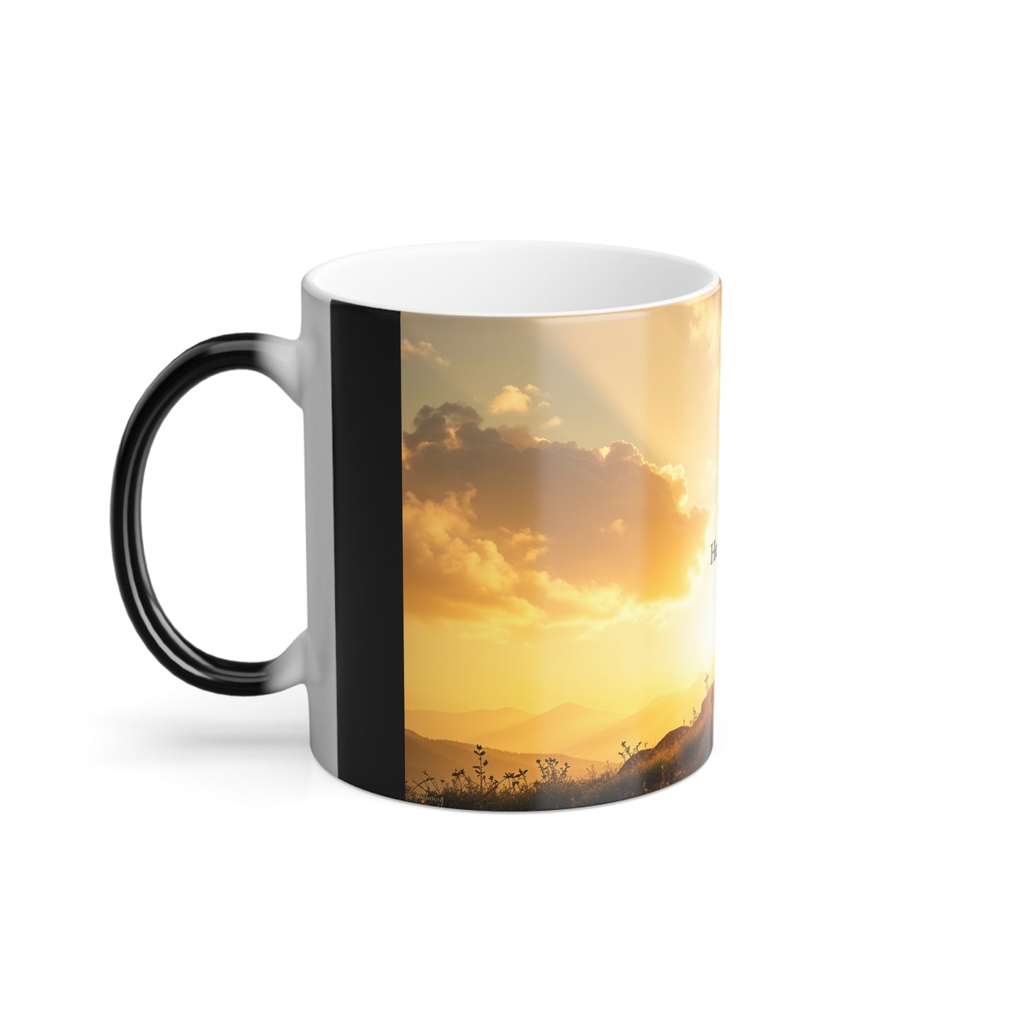 'He is Risen' Changing color Mug